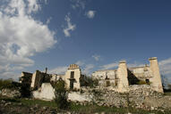 Ruins in the town of Agdam